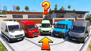 FRANKLIN YENİ AÇILAN PANELVAN ARABA EVİNE GİTTİ - GTA 5 MODS