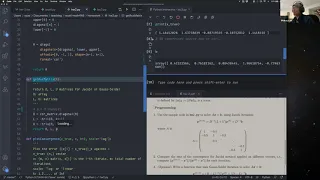 Jacobi iterative methods coded in Python