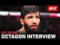 Lagu Stop Running Ilia Topuria! | Arman Tsarukyan Octagon Interview | UFC Qatar
