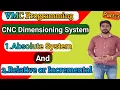 vmc coordinate system coordinate calculation in cnc absolute coordinate system
