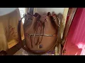 Dooney and Bourke Drawstring Caramel Bucket Bag