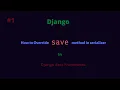 How to override save method in Django Rest Framework Serializer Django Rest Framework Python