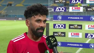 ستوديو الماتش   لقاء خاص مع علي فوزي رجل المباراة أمام بيراميدز دندنها
