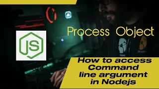 How to access command line arguments in Nodejs using Process object in javascript