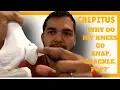Why are my knees crunchy Cause of Knee Crepitus Knee pain Cartilage Problems