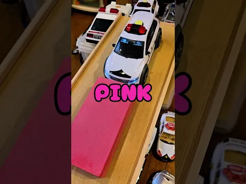Police Car Carrying Color Blocks #policecar #minicar #toys