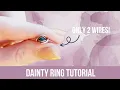 Wire Wrapped Ring with ONLY 2 Wires - Quick and Easy