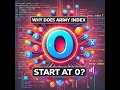 Why Array Index Starts at 0