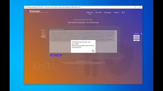 JShaman JavaScript Obfuscator 23726