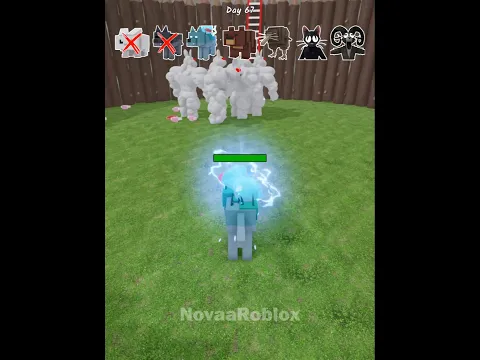 Easter Bunny Vs Mobs 💀 #99nightintheforest #roblox