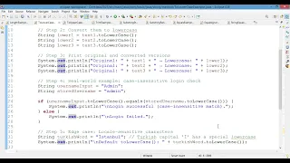 Turn It Down Mastering toLowerCase in Java Strings