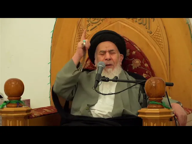 ⁣احترام الأحاديث الشريفة. سماحة آية الله السيد محمد رضا إمام الجزائري.