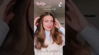 تسريحة جميلة وانيقة تناسب فصل الشتاء 