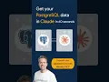 Connect PostgreSQL data to Claude in less than a minute with no code