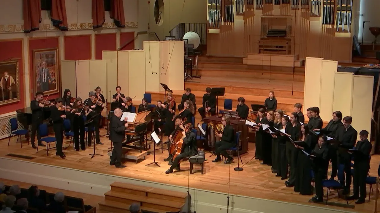 Academy Baroque Ensemble performs Purcell's Hail! Bright Cecilia with the Dunedin Consort Academy Baroque Ensemble performs Purcell's Hail! Bright Cecilia with the Dunedin Consort