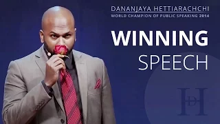 dananjaya hettiarachchi world champion of public speaking 2014 full speech