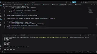 Python Stock Portfolio Tracker Complete Project