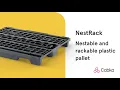 Download Lagu NestRack - Cabka's nestable plastic pallet for loads up to 2200 lbs in the high rack