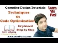Code Optimization Techniques in Compiler Design