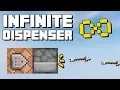 Minecraft Infinite Dispenser Using Command Block 1 13 Super Simple