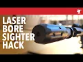 How to laser bore sight a scope