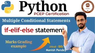 26 if-elif-else Statement in Python Python PCEP Certification