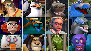 MADAGASCAR GAMES - All Bosses Villains (2005 - 2024) 4K ULTRA HD