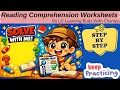 How to Solve Reading Worksheets Step-by-Step Lesson for Kids