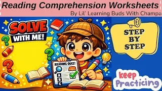 How to Solve Reading Worksheets Step-by-Step Lesson for Kids