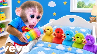 BonBon the Monkey Cares for Colorful Ducklings! What Surprising Thing Happened? BonBonVEVO