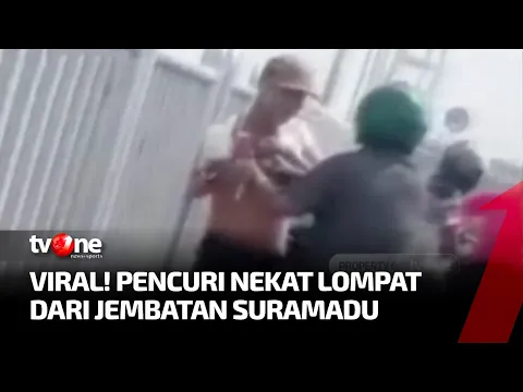 Seorang Pencuri Nekat Terjun ke Laut saat Dicegat di Jembatan Suramadu