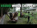 5000 BigBear Power 7 Inch Wood Chipper From Home Depot Put To Work - Landlord Waited Too Long