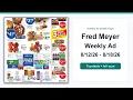 Fred Meyer Weekly Ad 26 - 26 Best Deals