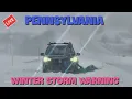 STORM CHASERS LIVE Winter Storm Warning Pennsylvania