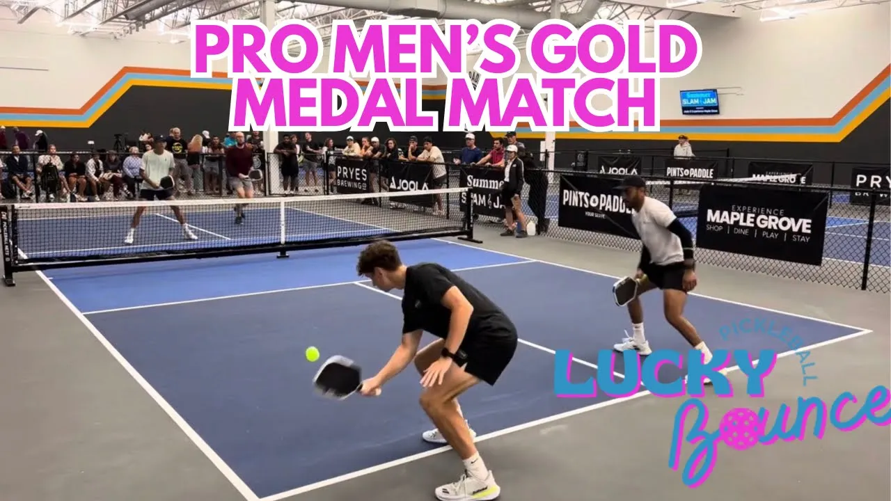 Gold medal  pro men’s doubles  summer slam & jam tournament 