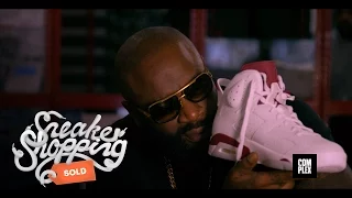 rick ross goes sneaker shopping with complex