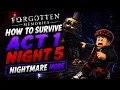 Forgotten Memories Night 5 Horror Mode Guide How to Survive Golden Freddy - Roblox