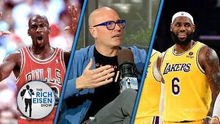 Rex Chapman on the Key Differences Between LeBron James and Michael Jordan The Rich Eisen Show