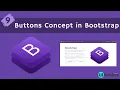 09 Buttons Concept in Bootstrap Bootstrap Tutorial for Beginners Ui Brains NAVEEN SAGGAM