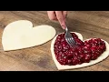 Lagu Ongelooflijk! Het perfecte dessert voor Valentijnsdag! Slechts twee ingrediënten: bladerdeeg en kers