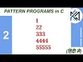 C Program to Display Pattern-2 in Hindi Kaushal Madhu