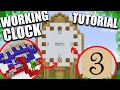 WORKING CLOCK - Minecraft Tutorial
