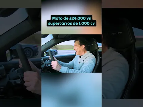 Supercarros de 1.000cv vs moto de £24.000... 😮💨