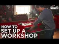 How To Set Up a Workbench Tips for Planning a Garage Workshop
