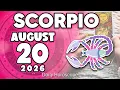 URGENT DON T SAY ANYTHING TO ANYONE PLEASE Horoscope for today AUGUST 20 2026