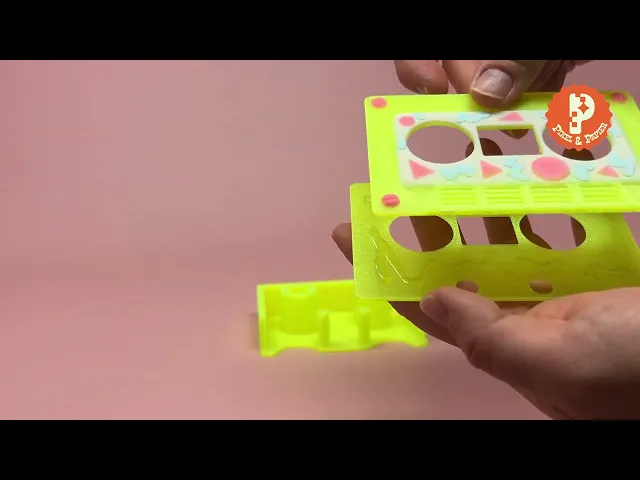 Retro Cassette Tape Dispenser - For Washi & Masking Tape, Built-In Cutter, and Front Plate Options video thumbnail