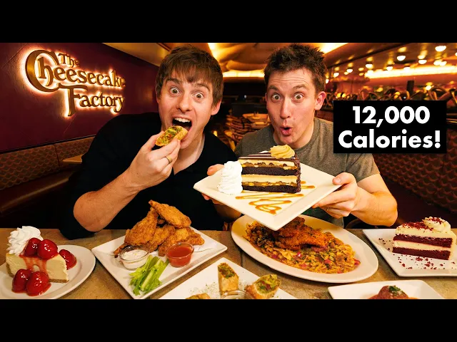 Video: Two Brits go to Cheesecake Factory for the first time!