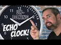 Echo Wall Clock Unboxing and Setup Watch Me Set It Up