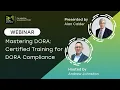 Mastering DORA Certified Training for DORA Compliance