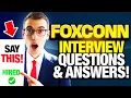FOXCONN Interview Questions and Answers How to Pass a Foxconn Job Interview